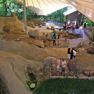 a Lucerna al giardino del ghiacciaio con i bambini