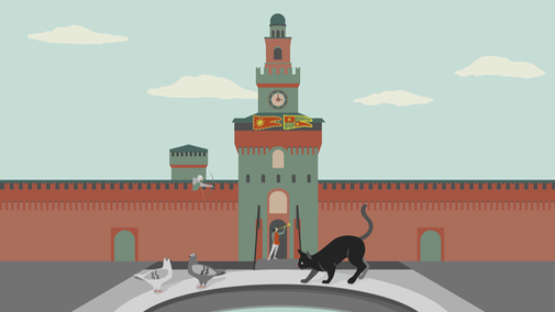 Art Stories @ Castello Sforzesco illustrazione