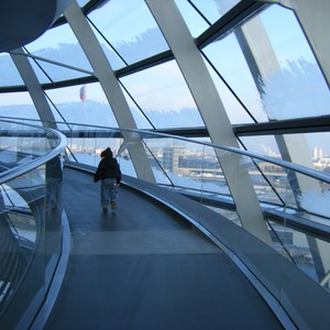 visita al reichstag a Berlino con i bimbi