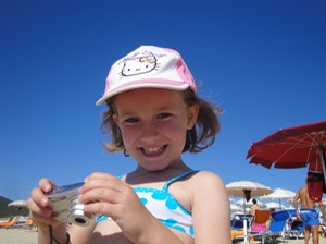 bimba al mare