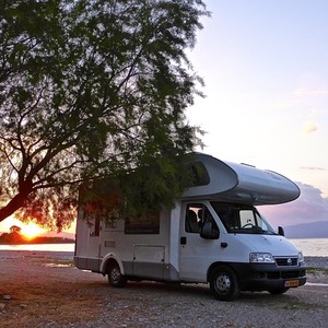 camper in inverno