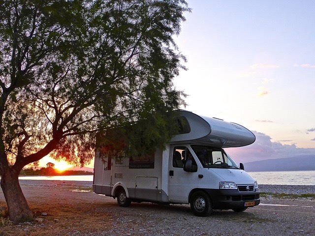 camper in inverno