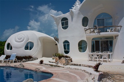 casa conchiglia per vacanza