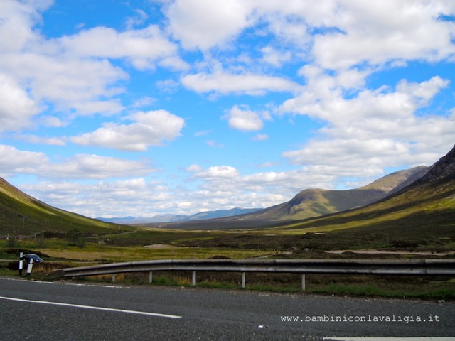 la valle di Glen Coe in Scozia