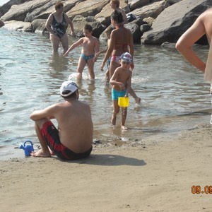 giochi di spiaggia al mare