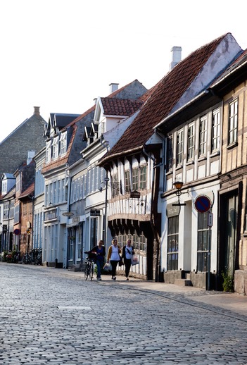 il centro storico di Odense in Danimarca