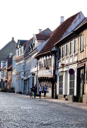 il centro storico di Odense in Danimarca