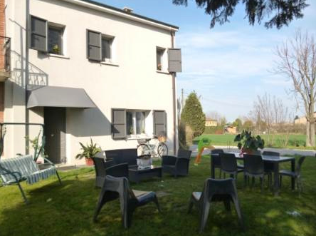 il giardino del bed & breakfast a ferrara