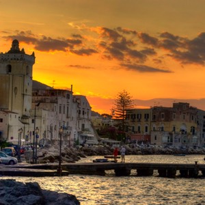 il tramonto a Ischia