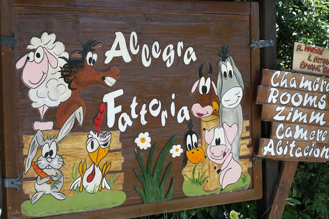 insegna allegra fattoria