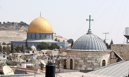 la cupola della roccia a Gerusalemme