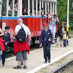 la ferrovia ed i treni dei bambini a Budapest