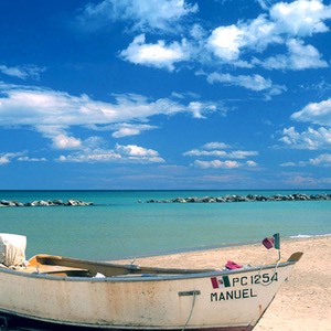 la spiaggia dell'hoteò