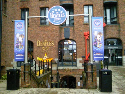 il museo dei beatles a Liverpool in Inghilterra