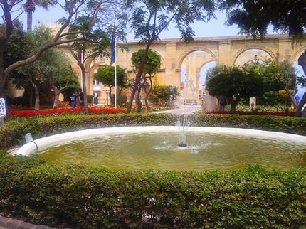 I giardini di Barakka a Valletta Malta