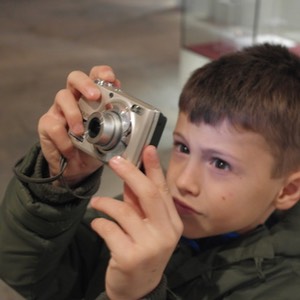 piccoli fotografi al museo