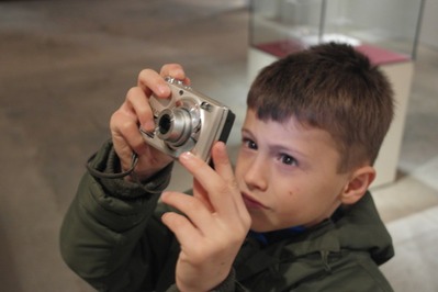 piccoli fotografi al museo