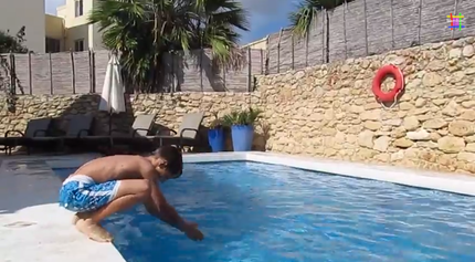 piscina in farmhouse