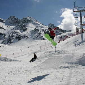 sciando sul monte rosa