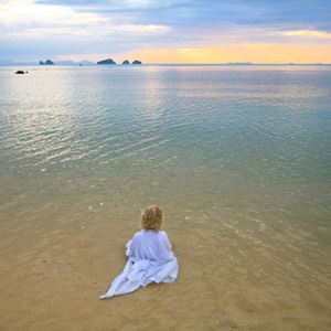tailandia bambino spiaggia