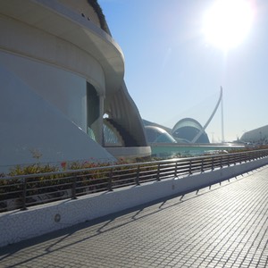 valencia città delle arti e delle scienze con bambini
